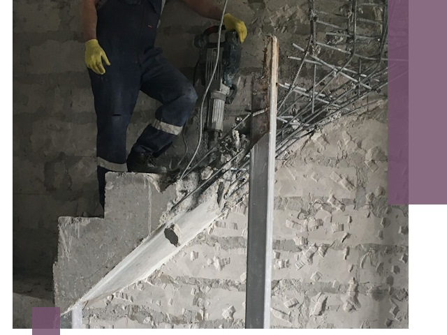 Демонтаж металлических и бетонных лестниц в Котельниках