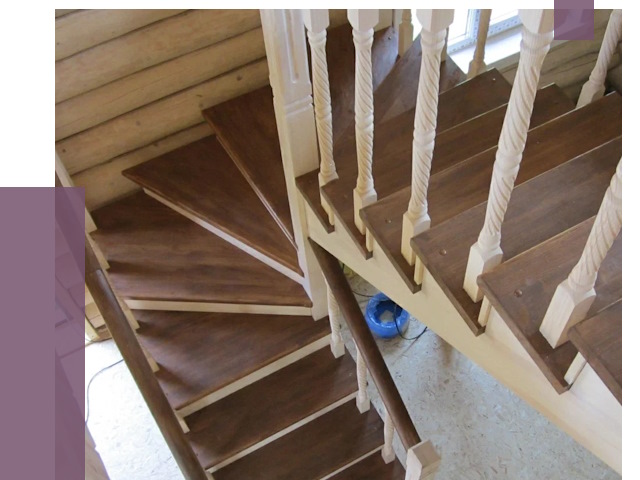 Реставрация деревянных лестниц в Котельниках от 4460 руб.