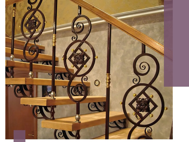 Изготовление кованых лестниц под ключ в Котельниках