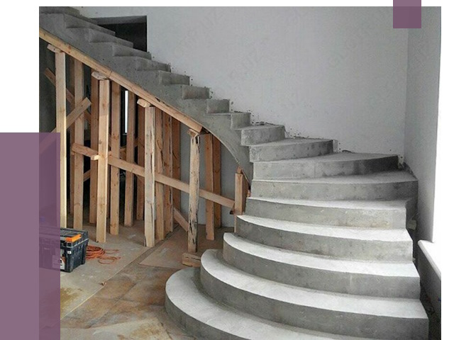 Изготовление бетонных лестниц под ключ в Котельниках от 20705 руб. | ПРОЛЁТ-Ктн