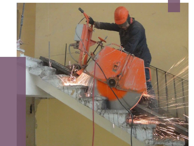 Демонтаж бетонных лестниц в Котельниках от 4778 руб. за м2 | ПРОЛЁТ-Ктн