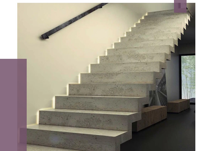 Облицовка бетонных лестниц в Котельниках от 4778 руб/м2 