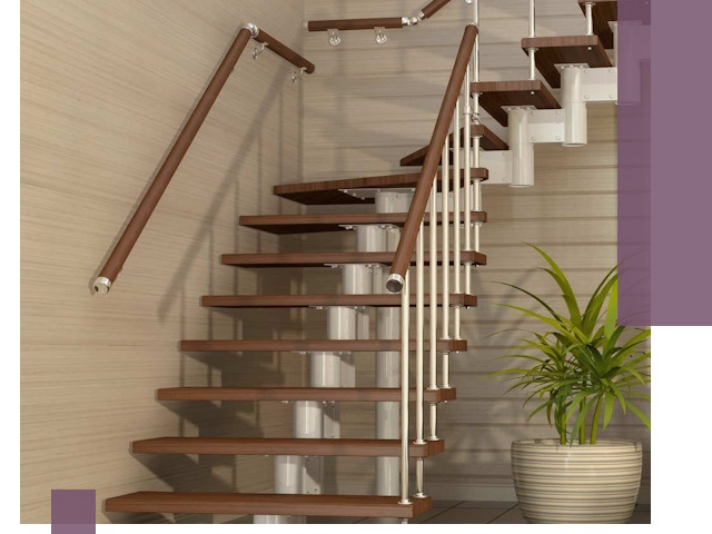 Изготовление модульных лестниц под ключ в Котельниках