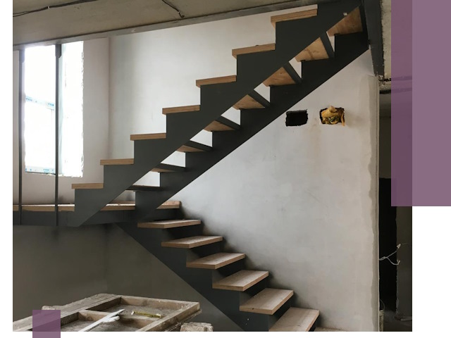 Изготовление лестниц на металлокаркасе в Котельниках от производителя