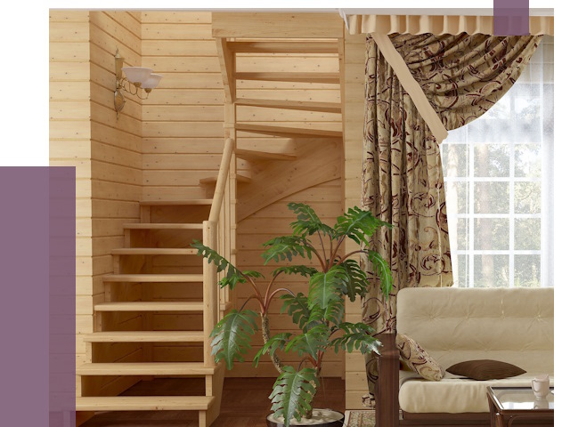 Лестницы для дачи в Котельниках от 78839 руб.  | ПРОЛЁТ-Ктн