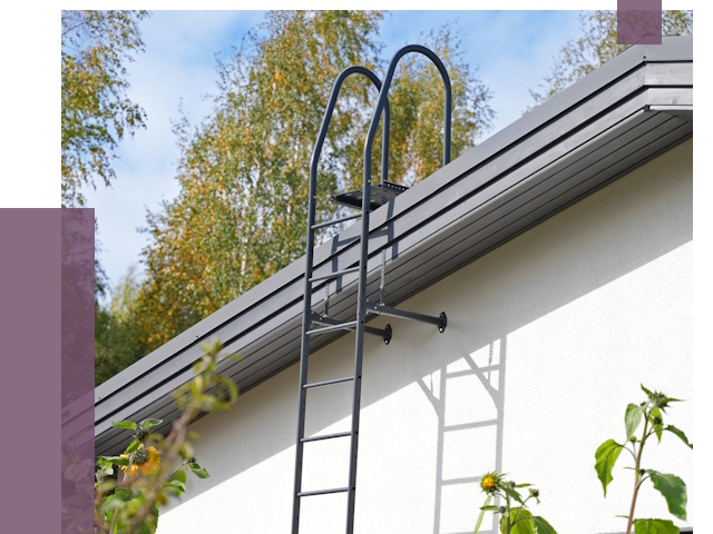 Лестницы на крышу в Котельниках от 19856 руб. — монтаж и монтаж ПРОЛЁТ-Ктн