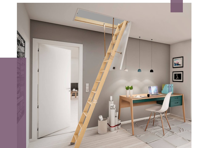 Чердачные лестницы в Котельниках — от 15131 руб. | ПРОЛЁТ-Ктн