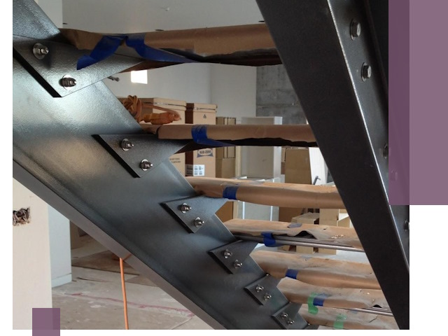 Усиление лестничных конструкций и усиление опор в Котельниках