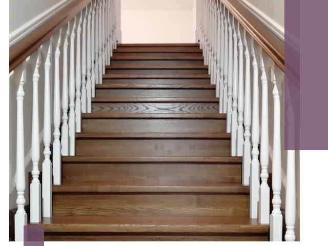 Лестницы из ясеня на заказ в Котельниках — изготовление и монтаж