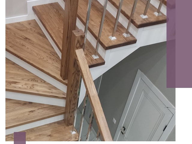 Обшивка металлических лестниц под ключ в Котельниках