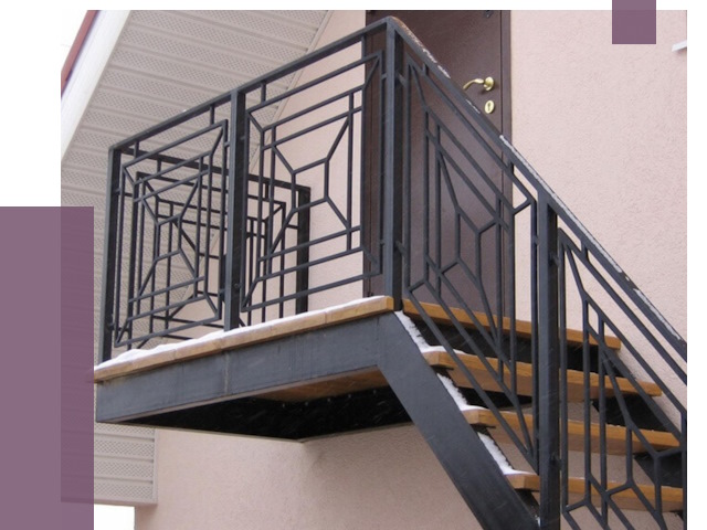 Металлические перила в Котельниках от 4460 руб.  | ПРОЛЁТ-Ктн