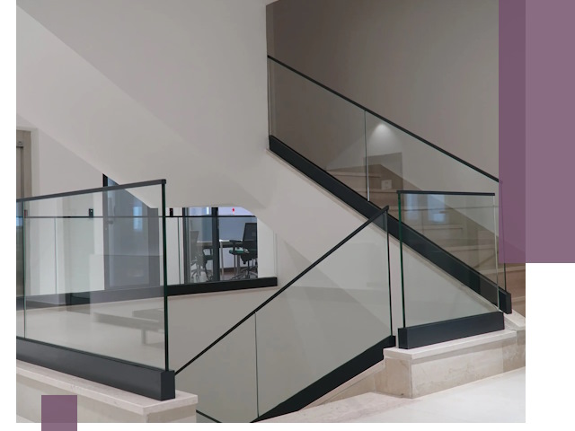 Стеклянные перила премиум-класса с установкой в Котельниках