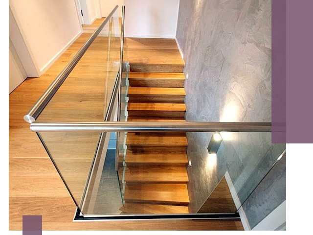 Перила для лестницы в доме — изготовление и монтаж в Котельниках