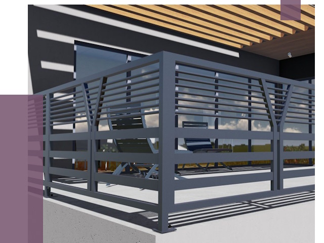 Изготовление балконных ограждений в Котельниках от 11149 руб. | ПРОЛЁТ-Ктн