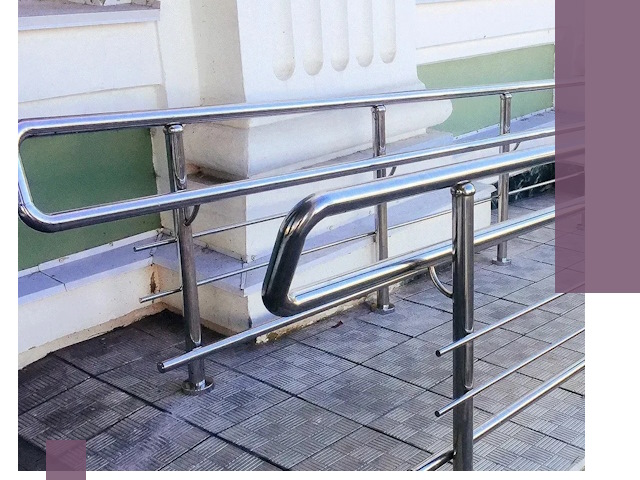 Ограждения пандусов из металла и нержавейки в Котельниках