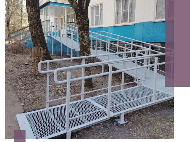 Пандусы под ключ в Котельниках: изготовление, монтаж и демонтаж