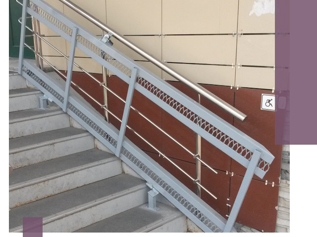 Изготовление откидных пандусов под ключ в Котельниках