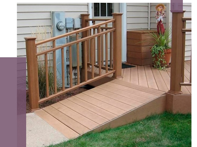 Пандус на крыльцо в Котельниках под ключ от 8070 руб.