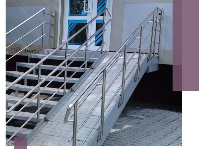 Пандус на крыльцо под ключ в Котельниках: монтаж и изготовление