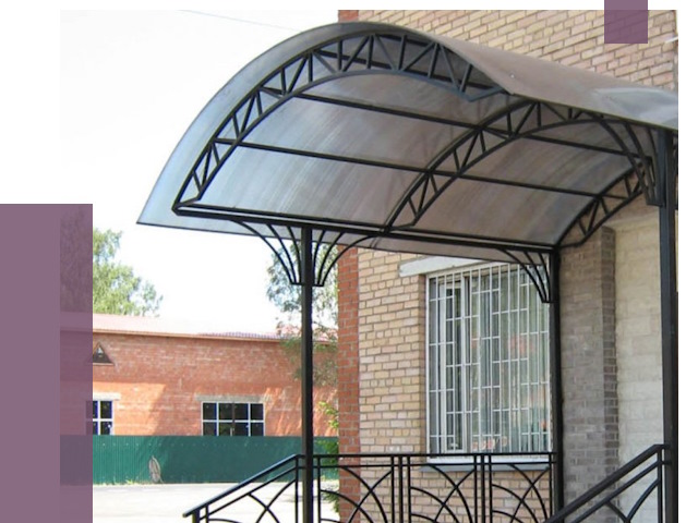 Металлические навесы и козырьки в Котельниках от 13273 руб.