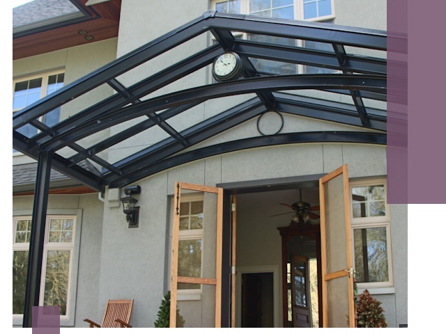 Изготовление и монтаж навесов и козырьков в Котельниках