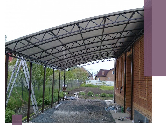 Профессиональный монтаж навесов под ключ в Котельниках