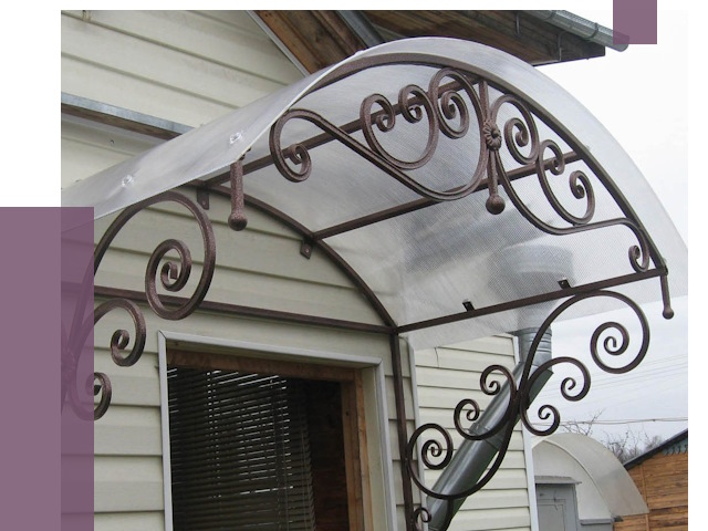 Изготовление козырьков в Котельниках от 7645 руб. — заказать | ПРОЛЁТ-Ктн