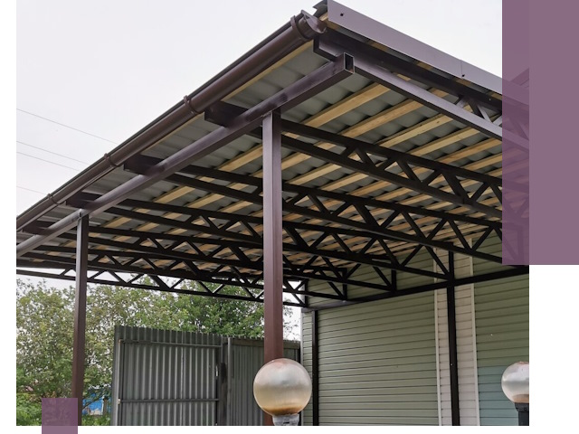 Навесы под ключ в Котельниках: изготовление, монтаж и гарантия