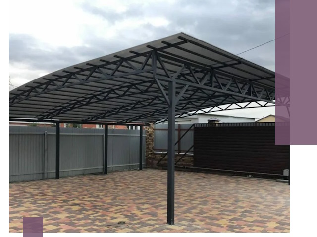 Недорогие навесы под ключ в Котельниках — изготовление и монтаж