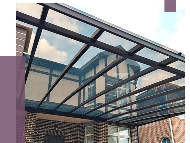 Навесы из поликарбоната в Котельниках от 8940 руб. под ключ — ПРОЛЁТ-Ктн