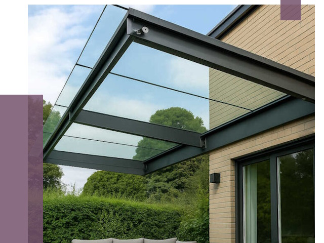 Стеклянные навесы и козырьки в Котельниках от 12742 руб.