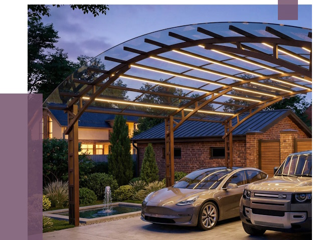 Металлические навесы в Котельниках от 13166 руб. под ключ — ПРОЛЁТ-Ктн