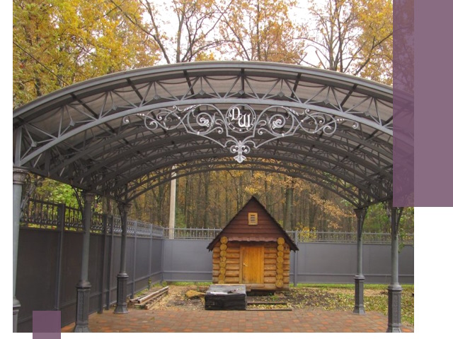 Кованые навесы премиум-класса под заказ в Котельниках