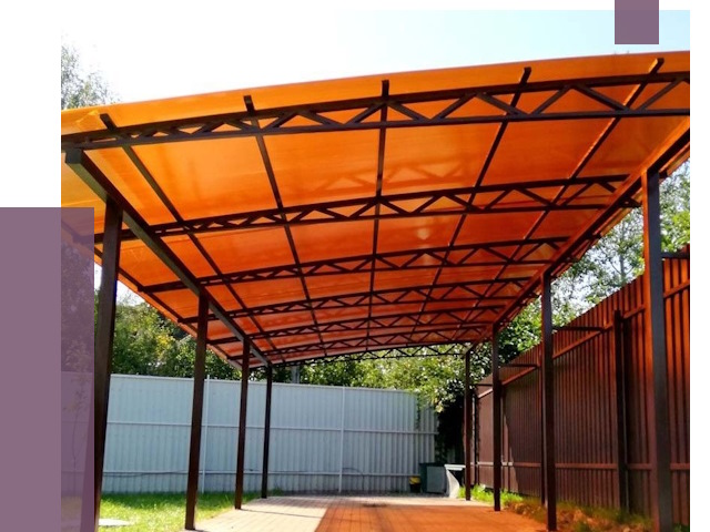 Односкатные навесы под ключ в Котельниках от 13644 руб. 