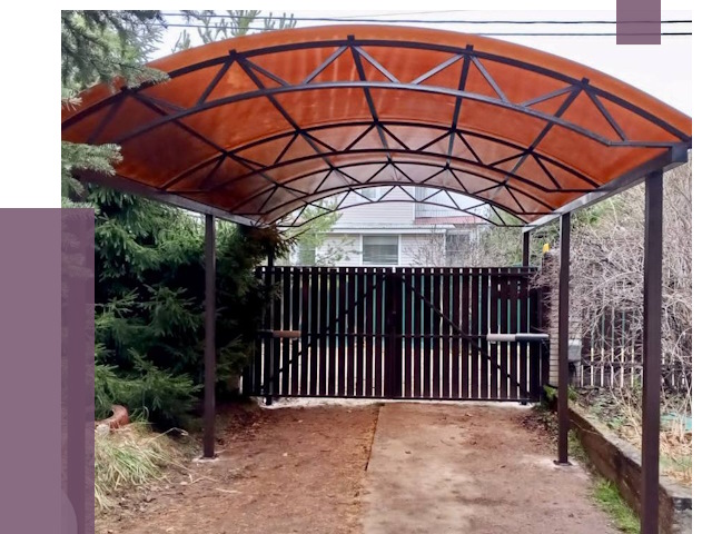 Арочные навесы в Котельниках от 13219 руб. — изготовление и монтаж | ПРОЛЁТ-Ктн