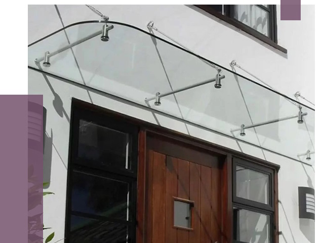 Стеклянные козырьки в Котельниках от 19643 руб. | ПРОЛЁТ-Ктн