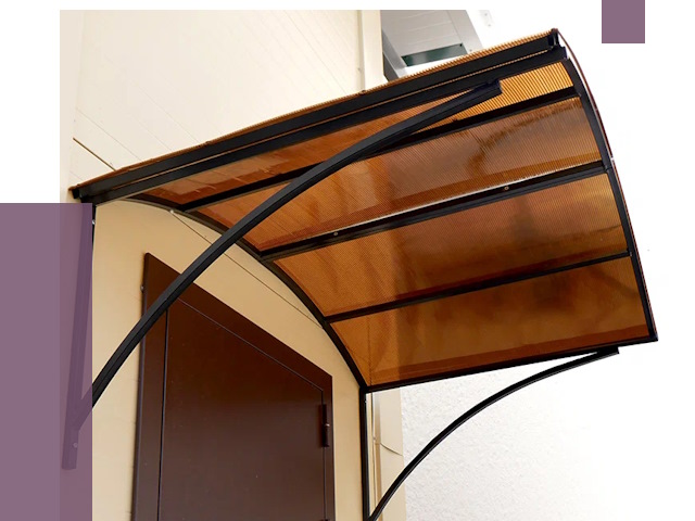 Недорогие козырьки в Котельниках от 7879 руб.  | ПРОЛЁТ-Ктн