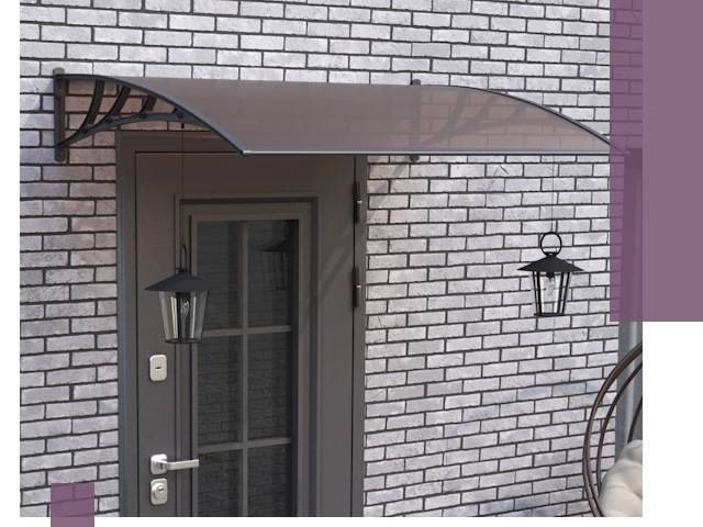 Недорогие козырьки и навесы под ключ в Котельниках