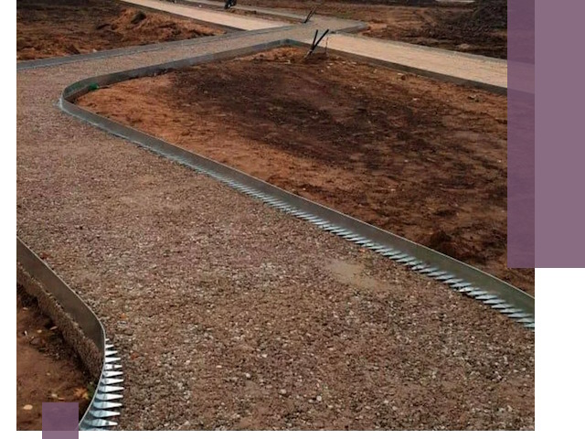 Металлические бордюры под ключ в Котельниках — изготовление и монтаж