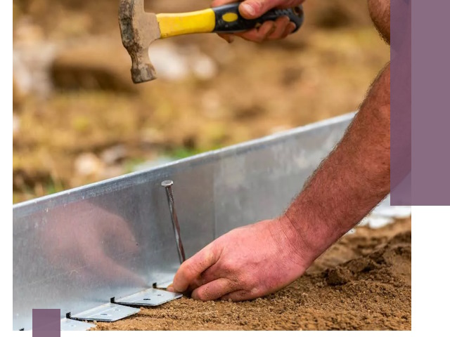 Монтаж металлических бордюров в Котельниках быстро и качественно