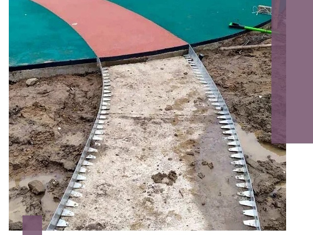 Металлические бордюры для дорожек в Котельниках — монтаж и изготовление