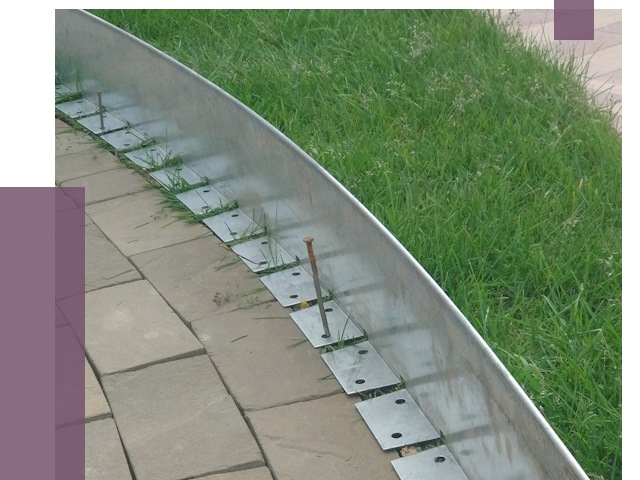 Металлические бордюры для тротуаров в Котельниках от 9025 руб.