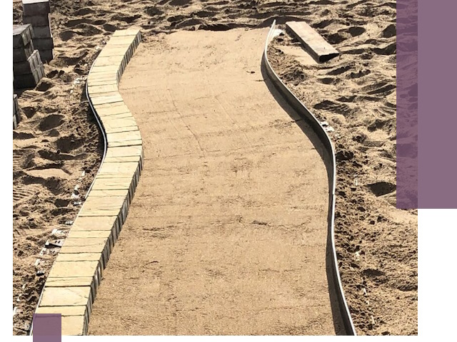 Металлические бордюры для тротуаров в Котельниках — прочные и долговечные