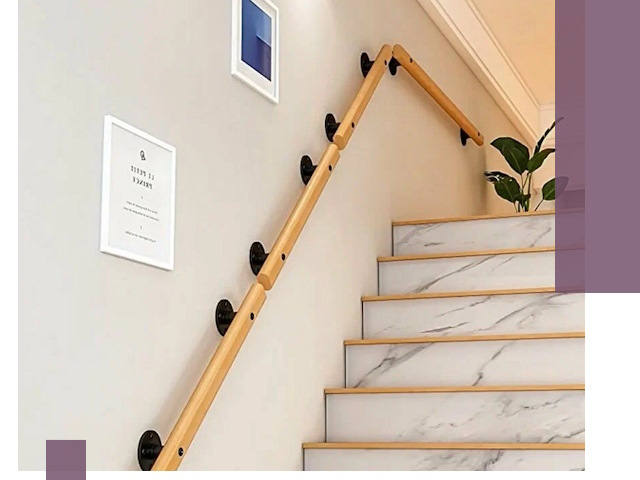 Поручни металлические и деревянные под ключ в Котельниках