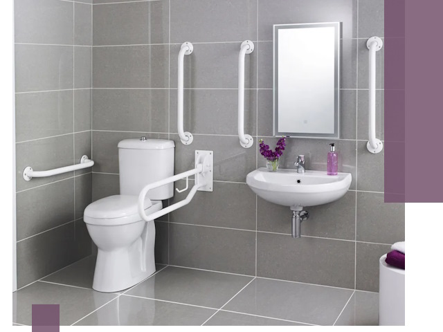 Поручни для санузлов в Котельниках: установка, ремонт и монтаж